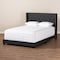 Baxton Studio Brady Modern Charcoal Grey Upholstered King Size Bed 149-8943 - alternate 9